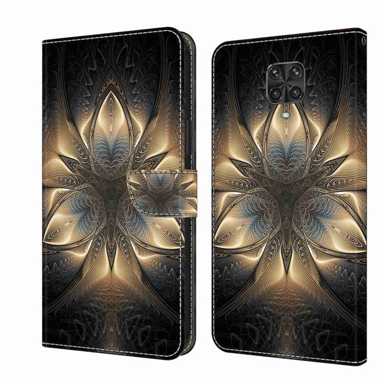 Crystal 3D Shockproof Protective Leather Phone Case, For Xiaomi Redmi Note 9, For Xiaomi Redmi Note 9 Pro