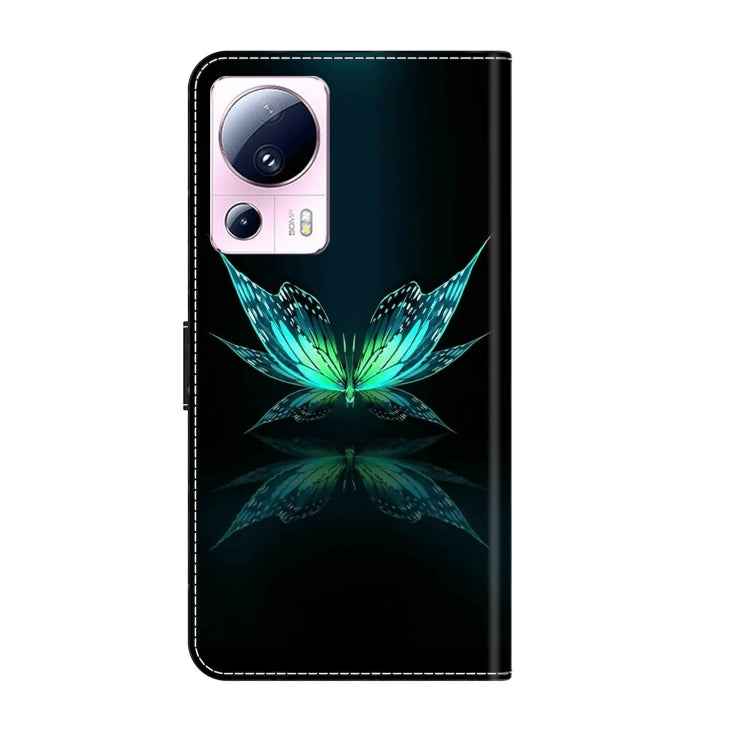 Crystal 3D Shockproof Protective Leather Phone Case, For Xiaomi 13 Lite, For Xiaomi 13 Pro