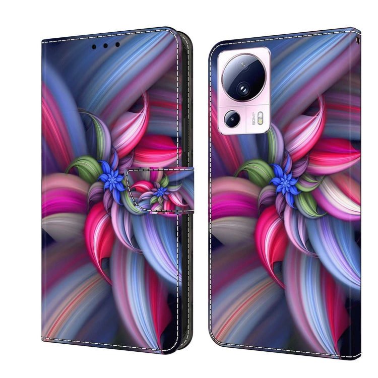 Crystal 3D Shockproof Protective Leather Phone Case, For Xiaomi 13 Lite, For Xiaomi 13 Pro