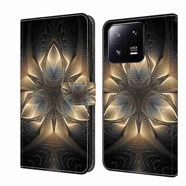 Crystal 3D Shockproof Protective Leather Phone Case, For Xiaomi 13 Lite, For Xiaomi 13 Pro