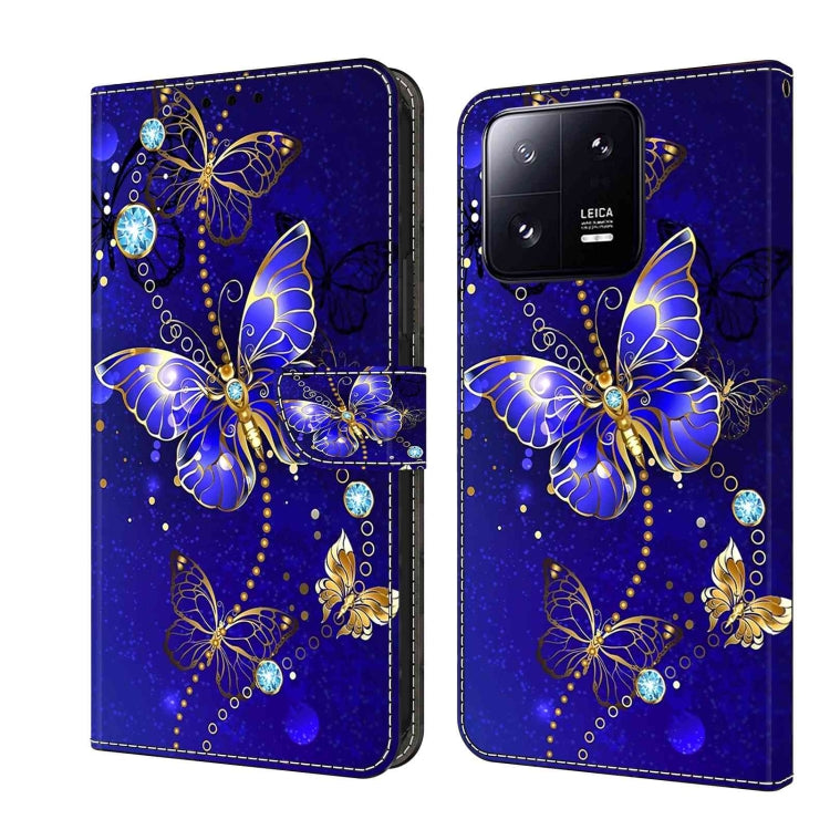 Crystal 3D Shockproof Protective Leather Phone Case, For Xiaomi 13 Lite, For Xiaomi 13 Pro