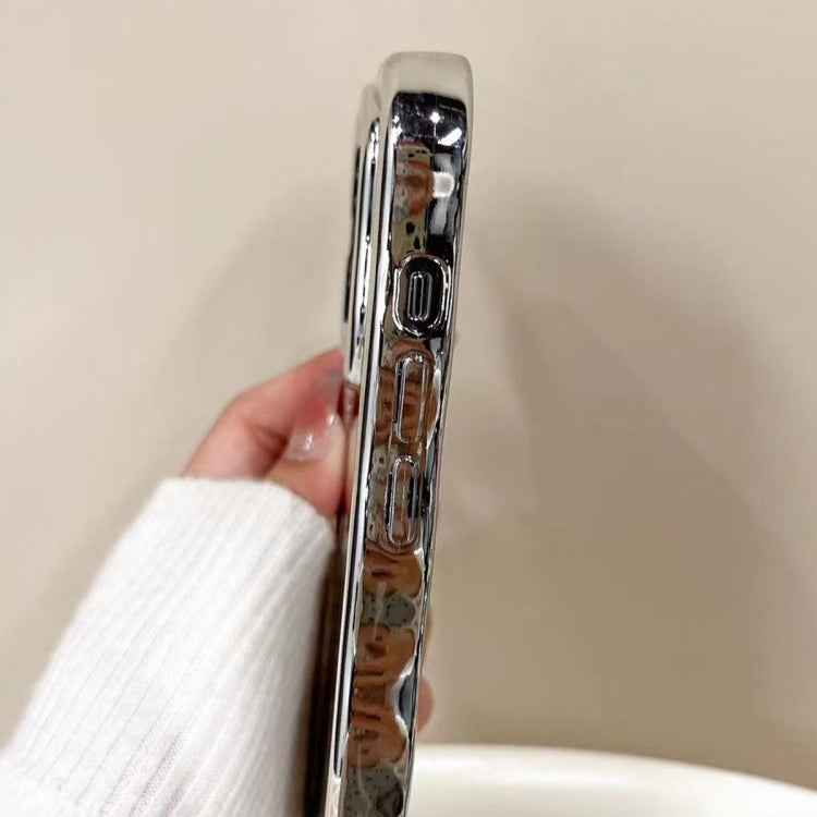 Electroplated Mirror Waves Silicone Phone Case