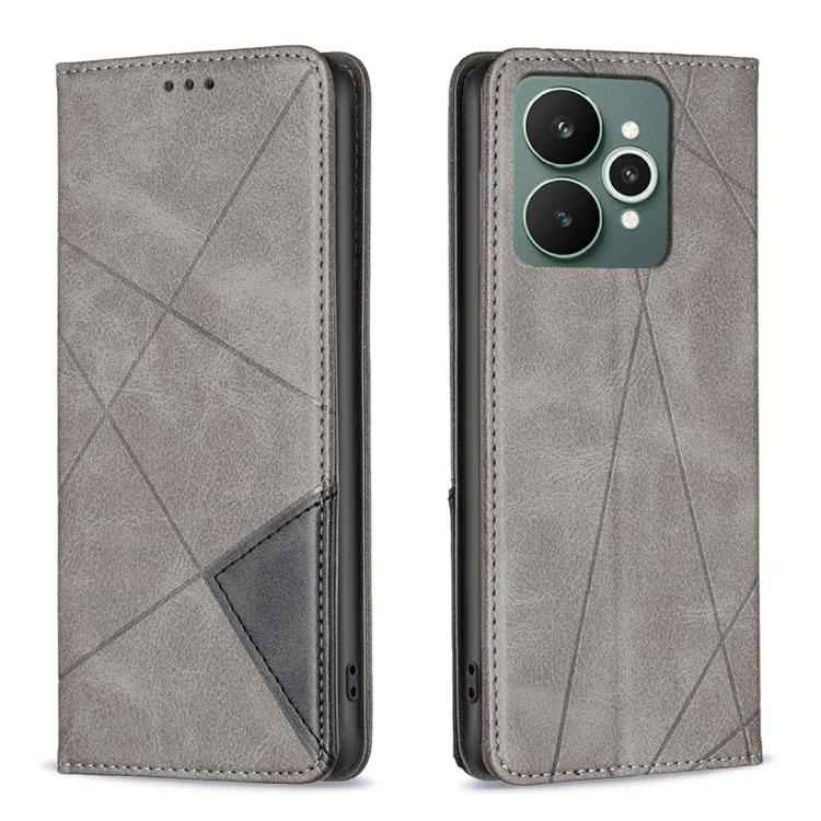 Rhombus Texture Leather Phone Case, For Realme 15 Pro 5G, For Realme 15 5G, For Realme C53