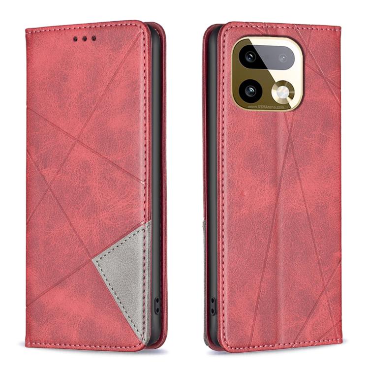 Rhombus Texture Leather Phone Case, For Realme 16 5G, For Realme 16 Pro+ 5G, For Realme 16 Pro 5G, For Realme 15 Pro 5G, For Realme 15 5G, For Realme C53