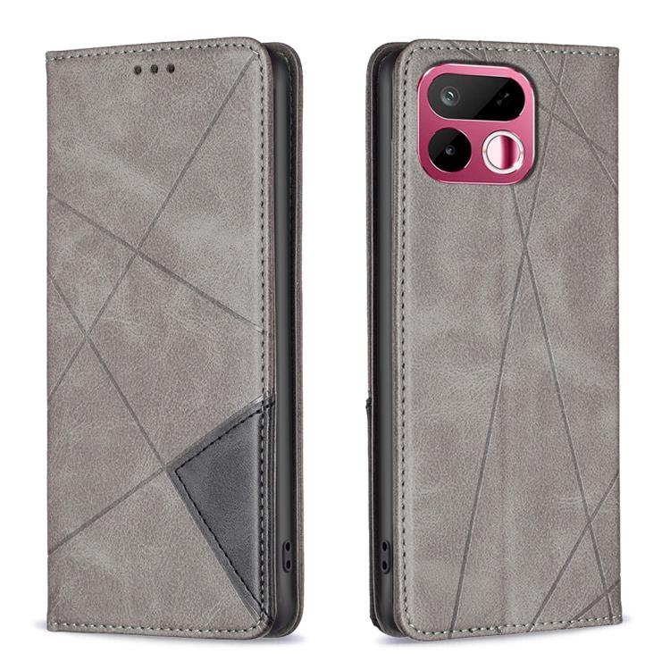 Rhombus Texture Leather Phone Case, For Realme 16T 5G, For Realme 16 5G, For Realme 16 Pro+ 5G, For Realme 16 Pro 5G, For Realme 15 Pro 5G, For Realme 15 5G, For Realme C53