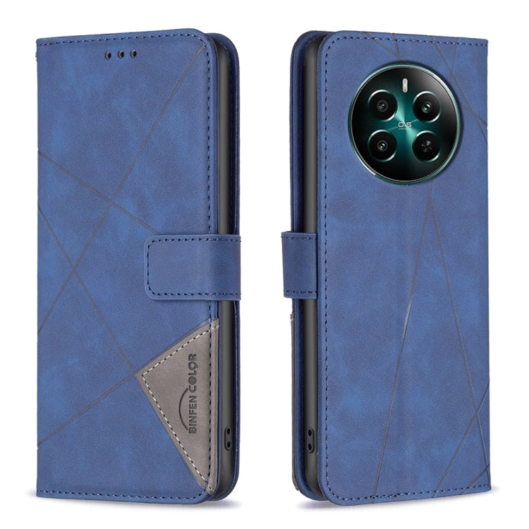 Magnetic Buckle Rhombus Texture Leather Phone Case, For Realme 14 Pro, For Realme 14X 5G, For Realme C75 4G, For Realme Note 60 / C61, For Realme 13 Pro 5G / 13 Pro+ 5G, For Realme GT 6 / GT 6T, For Realme C61 / C63, For Realme 12+ 5G