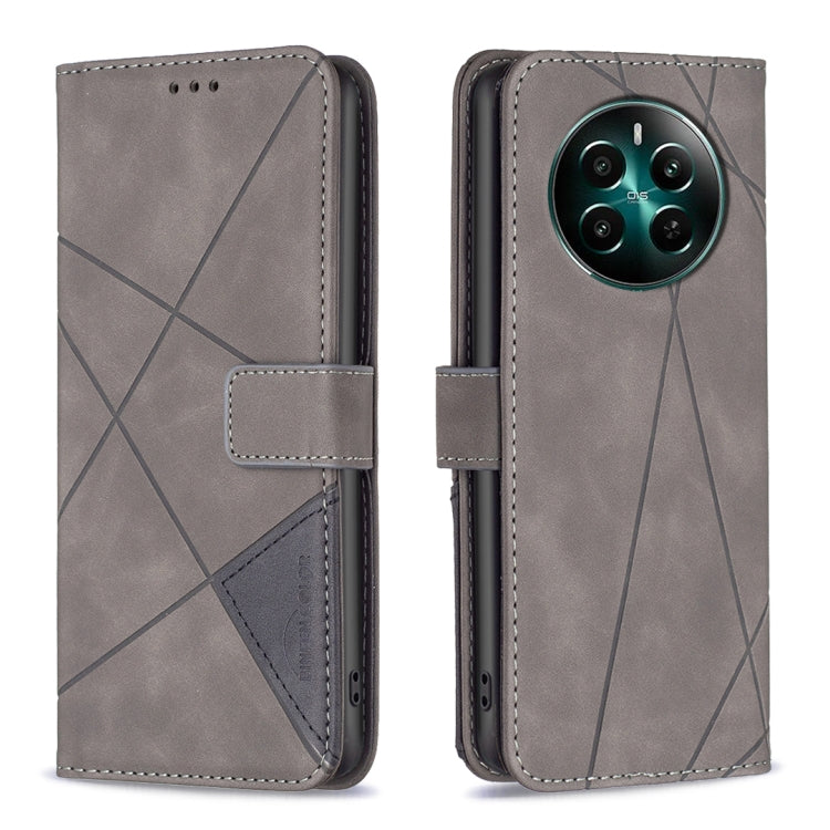 Magnetic Buckle Rhombus Texture Leather Phone Case, For Realme 14X 5G, For Realme C75 4G, For Realme Note 60 / C61, For Realme 13 Pro 5G / 13 Pro+ 5G, For Realme GT 6 / GT 6T, For Realme C61 / C63, For Realme 12+ 5G, For Realme 11 4G