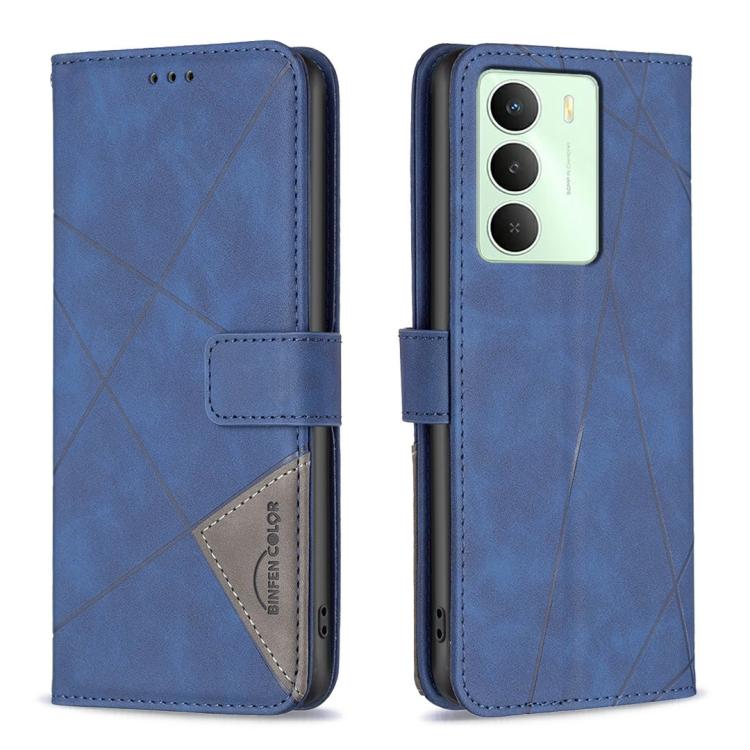 Magnetic Buckle Rhombus Texture Leather Phone Case, For Realme 14 Pro, For Realme 14X 5G, For Realme C75 4G, For Realme Note 60 / C61, For Realme 13 Pro 5G / 13 Pro+ 5G, For Realme GT 6 / GT 6T, For Realme C61 / C63, For Realme 12+ 5G