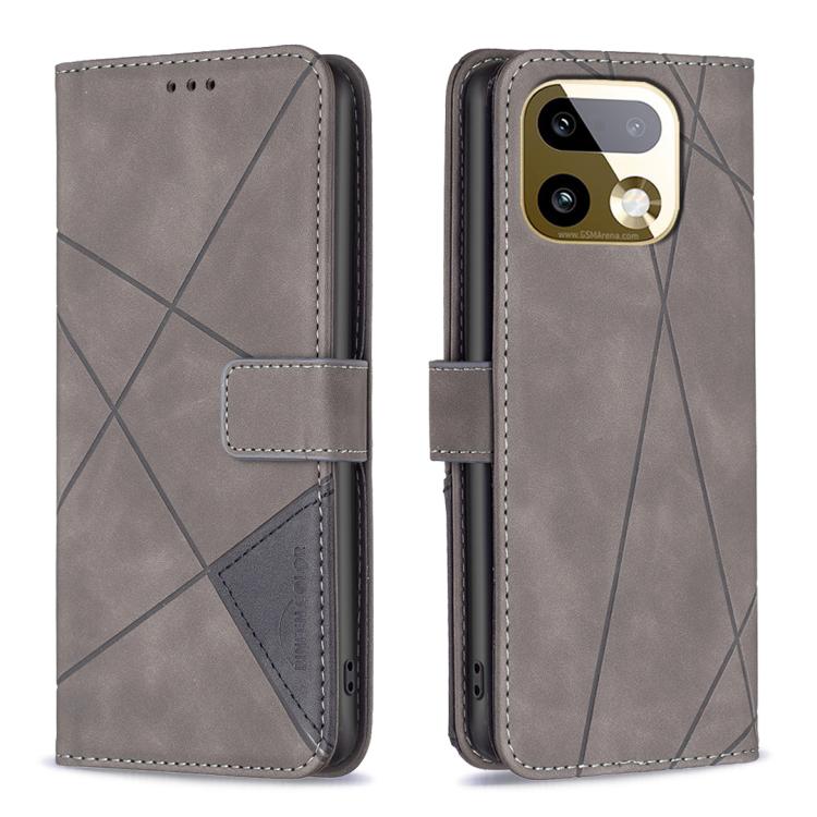 Magnetic Buckle Rhombus Texture Leather Phone Case, For Realme 16T 5G, For Realme 16 5G, For Realme 16 Pro+ 5G, For Realme 16 Pro 5G, For Realme 15 Pro 5G, For Realme 15 5G, For Realme 14 5G Global, For Realme P3 Pro