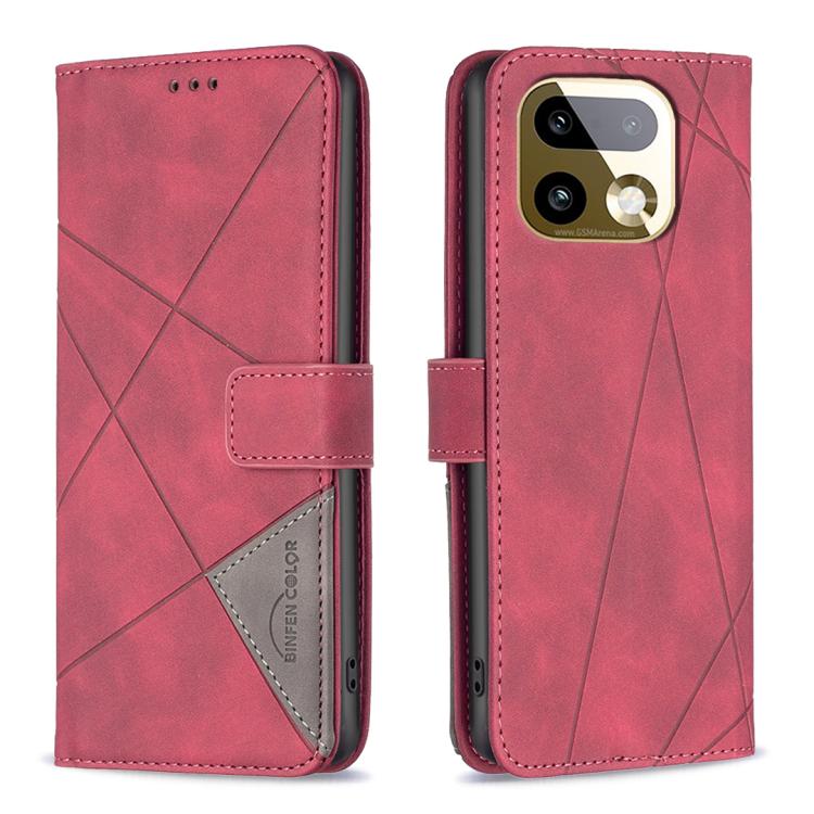 Magnetic Buckle Rhombus Texture Leather Phone Case, For Realme 16T 5G, For Realme 16 5G, For Realme 16 Pro+ 5G, For Realme 16 Pro 5G, For Realme 15 Pro 5G, For Realme 15 5G, For Realme 14 5G Global, For Realme P3 Pro