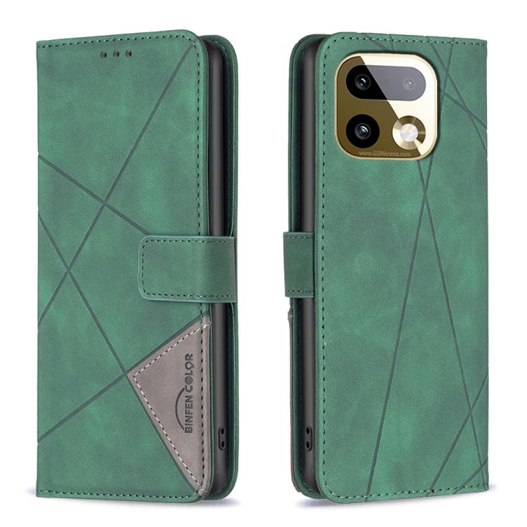 Magnetic Buckle Rhombus Texture Leather Phone Case, For Realme 16T 5G, For Realme 16 5G, For Realme 16 Pro+ 5G, For Realme 16 Pro 5G, For Realme 15 Pro 5G, For Realme 15 5G, For Realme 14 5G Global, For Realme P3 Pro