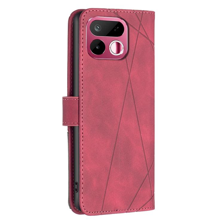 Magnetic Buckle Rhombus Texture Leather Phone Case, For Realme 16T 5G, For Realme 16 5G, For Realme 16 Pro+ 5G, For Realme 16 Pro 5G, For Realme 15 Pro 5G, For Realme 15 5G, For Realme 14 5G Global, For Realme P3 Pro