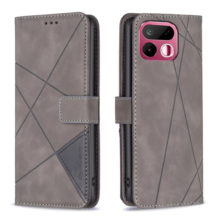 Magnetic Buckle Rhombus Texture Leather Phone Case, For Realme 16T 5G, For Realme 16 5G, For Realme 16 Pro+ 5G, For Realme 16 Pro 5G, For Realme 15 Pro 5G, For Realme 15 5G, For Realme 14 5G Global, For Realme P3 Pro