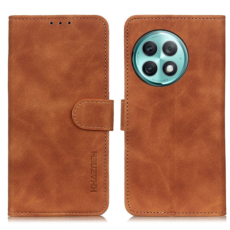 KHAZNEH Retro Texture Leather Phone Case, For OnePlus Ace 2 Pro, For OnePlus Nord 3 / Ace 2V