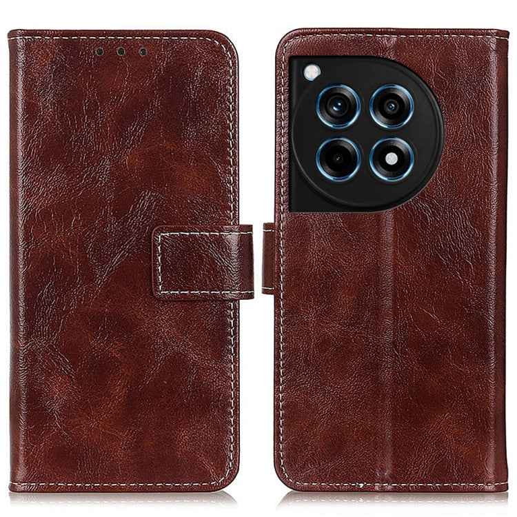 Retro Crazy Horse Texture Leather Phone Case