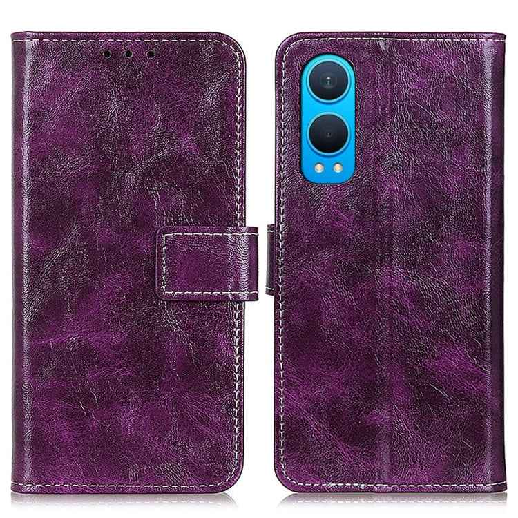 Retro Crazy Horse Texture Leather Phone Case