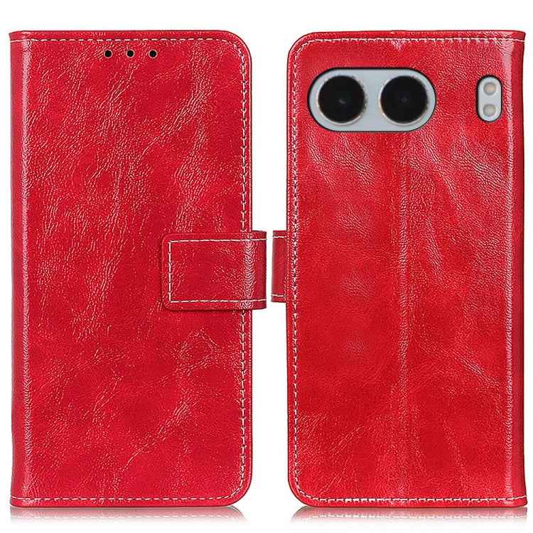 Retro Crazy Horse Texture Leather Phone Case
