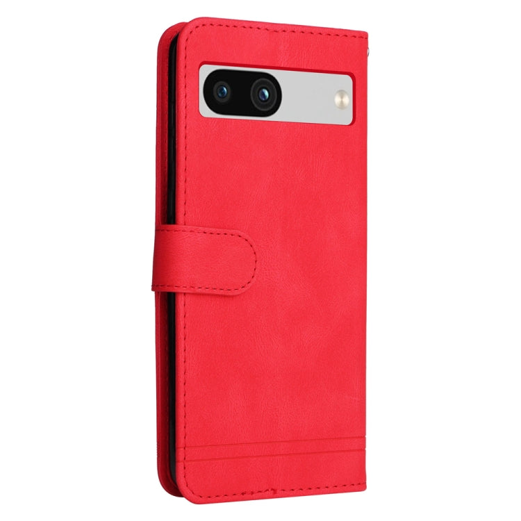 Skin Feel Life Tree Metal Button Leather Phone Case, For Google Pixel 7a, For Google Pixel 7 Pro, For Google Pixel 7