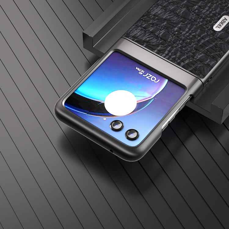 ABEEL Genuine Leather Canopy Black Edge Phone Case