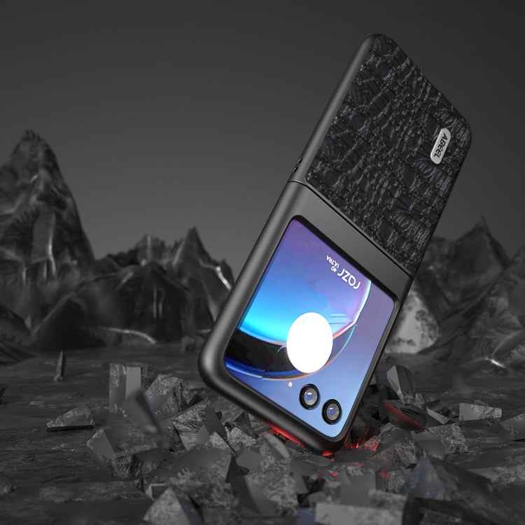ABEEL Genuine Leather Canopy Black Edge Phone Case