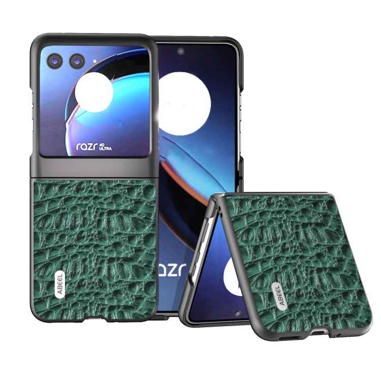ABEEL Genuine Leather Canopy Black Edge Phone Case