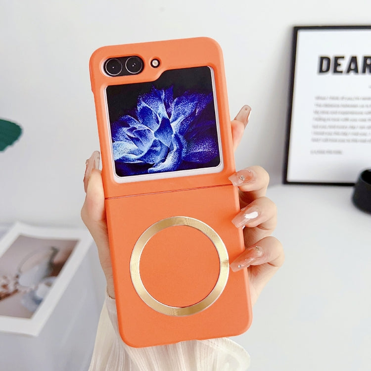 Skin Feel Magsafe Magnetic Shockproof PC Phone Case, For Samsung Galaxy Z Flip5