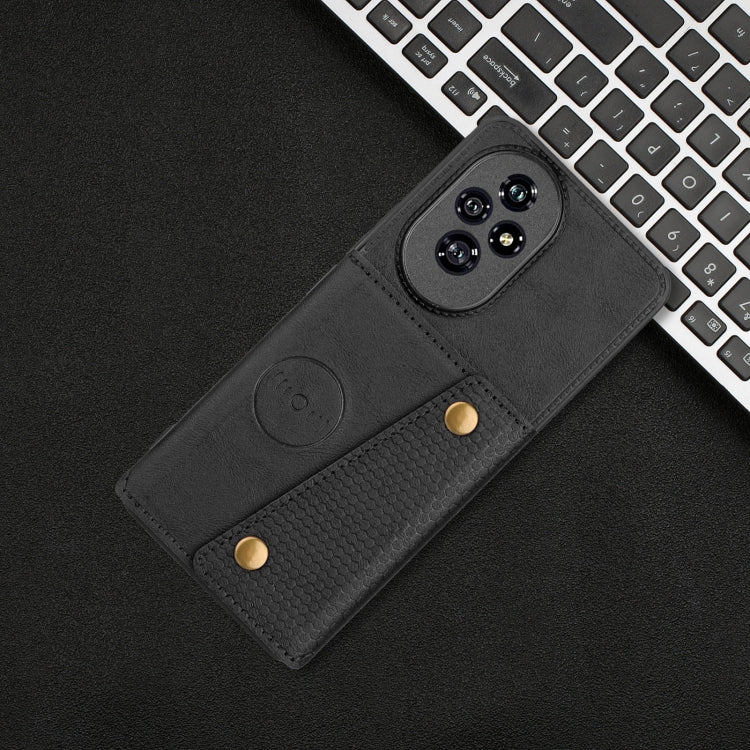 Double Buckle Card Slots Magnetic Phone Case, For Honor 200, For Honor 200 Pro, For Honor 90 Pro, For Honor 90