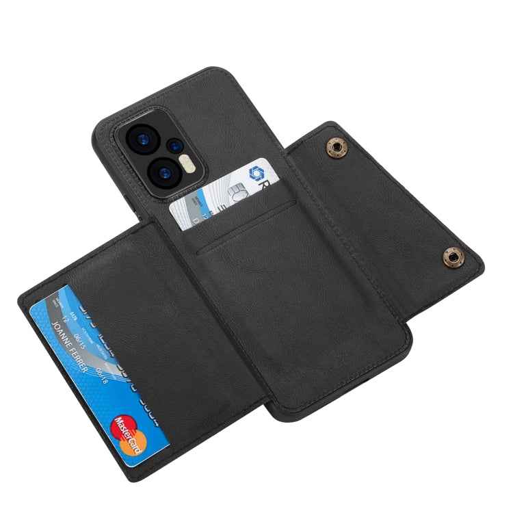 Double Buckle Card Slots Magnetic Phone Case, For Xiaomi Redmi Note 12 Turbo/Poco F5, For Xiaomi Redmi Note 12S 4G, For Xiaomi Redmi K40S / Poco F4
