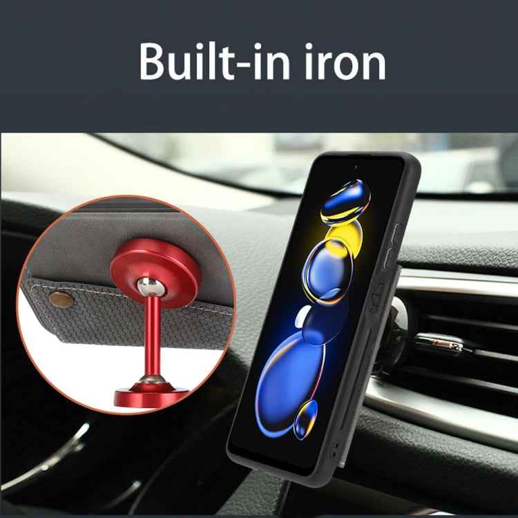 Double Buckle Card Slots Magnetic Phone Case, For Xiaomi Redmi Note 12 Turbo/Poco F5, For Xiaomi Redmi Note 12S 4G, For Xiaomi Redmi K40S / Poco F4