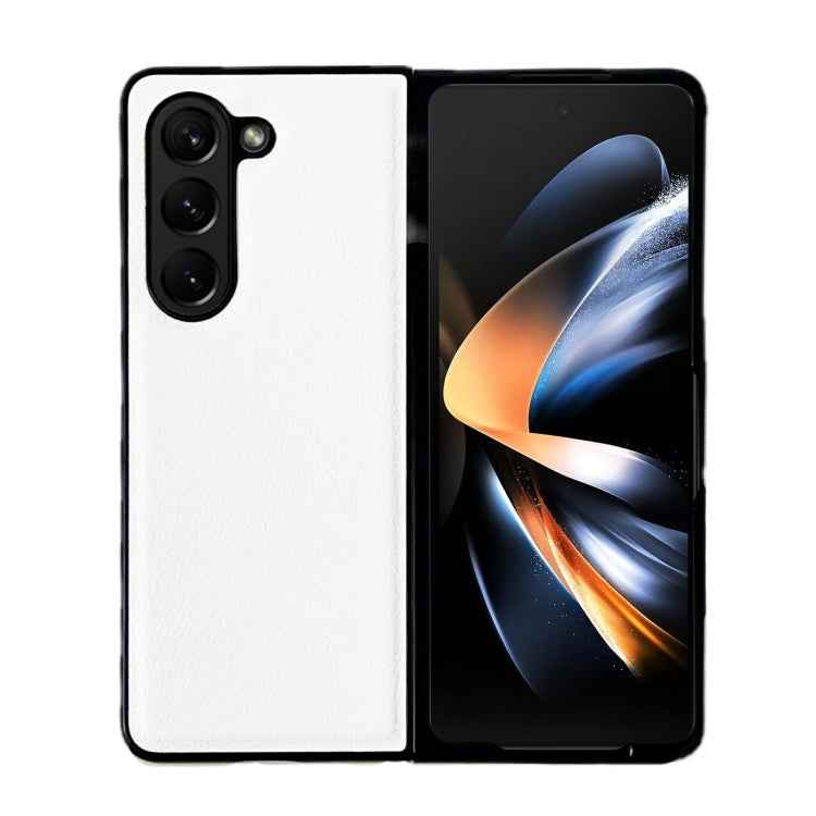 Litchi Texture PC +TPU Shockproof Phone Case, For Samsung Galaxy Z Fold5, For Samsung Galaxy Z Flip5
