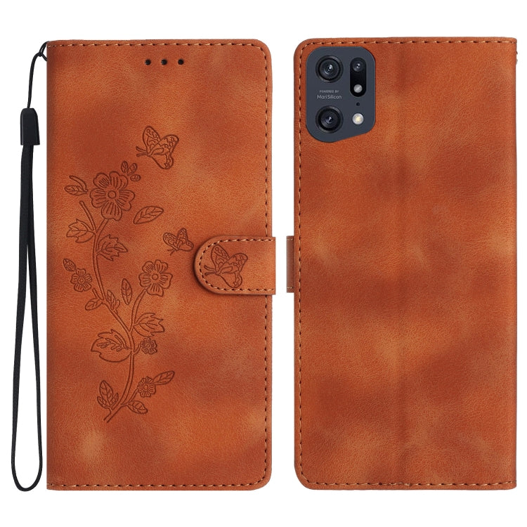 Flower Butterfly Embossing Pattern Leather Phone Case, For OPPO A98 5G, For OPPO A58, For OPPO A17, For OPPO Reno8 Lite 5G / Reno7 Z, For OPPO A57 2022 / A77 5G, For OPPO Reno8 Pro 5G, For OPPO Reno8 5G, For OPPO Find X5 Pro