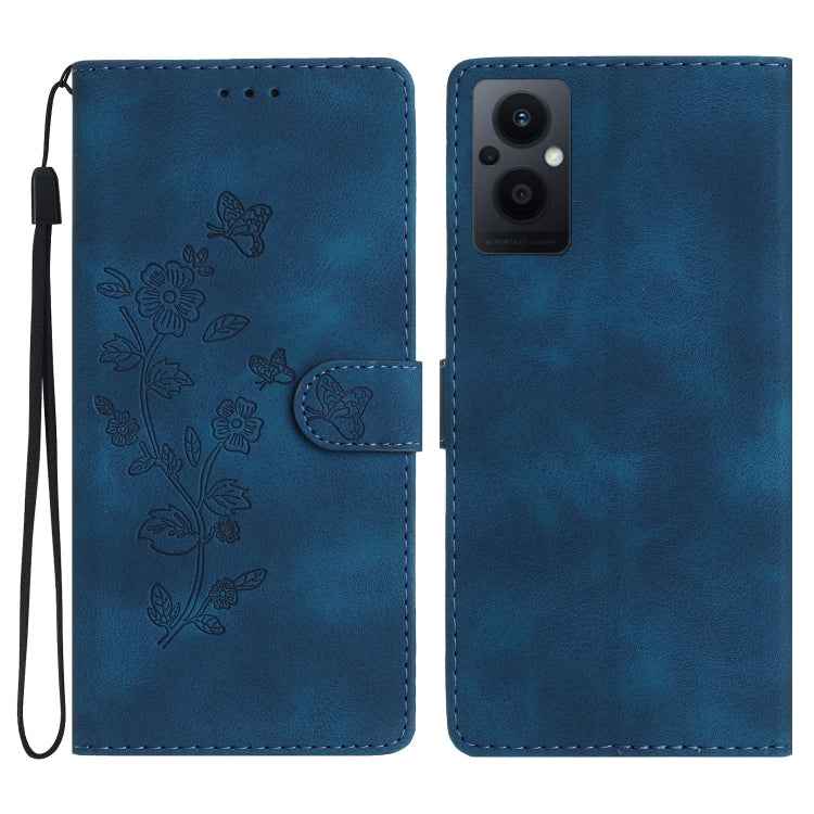 Flower Butterfly Embossing Pattern Leather Phone Case, For OPPO A98 5G, For OPPO A58, For OPPO A17, For OPPO Reno8 Lite 5G / Reno7 Z, For OPPO A57 2022 / A77 5G, For OPPO Reno8 Pro 5G, For OPPO Reno8 5G, For OPPO Find X5 Pro