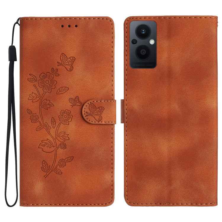 Flower Butterfly Embossing Pattern Leather Phone Case, For OPPO A98 5G, For OPPO A58, For OPPO A17, For OPPO Reno8 Lite 5G / Reno7 Z, For OPPO A57 2022 / A77 5G, For OPPO Reno8 Pro 5G, For OPPO Reno8 5G, For OPPO Find X5 Pro