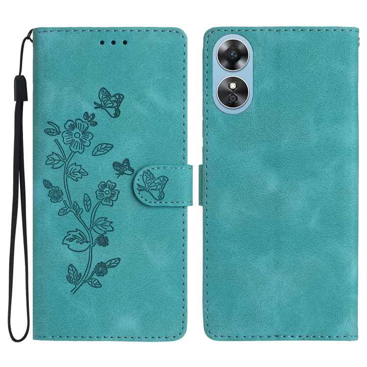 Flower Butterfly Embossing Pattern Leather Phone Case, For OPPO A98 5G, For OPPO A58, For OPPO A17, For OPPO Reno8 Lite 5G / Reno7 Z, For OPPO A57 2022 / A77 5G, For OPPO Reno8 Pro 5G, For OPPO Reno8 5G, For OPPO Find X5 Pro