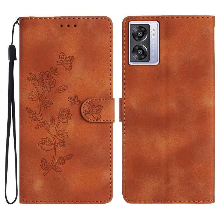 Flower Butterfly Embossing Pattern Leather Phone Case, For OPPO A98 5G, For OPPO A58, For OPPO A17, For OPPO Reno8 Lite 5G / Reno7 Z, For OPPO A57 2022 / A77 5G, For OPPO Reno8 Pro 5G, For OPPO Reno8 5G, For OPPO Find X5 Pro
