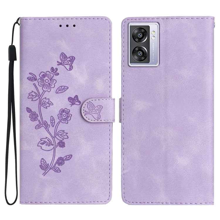 Flower Butterfly Embossing Pattern Leather Phone Case, For OPPO A98 5G, For OPPO A58, For OPPO A17, For OPPO Reno8 Lite 5G / Reno7 Z, For OPPO A57 2022 / A77 5G, For OPPO Reno8 Pro 5G, For OPPO Reno8 5G, For OPPO Find X5 Pro