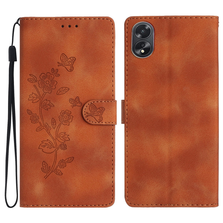 Flower Butterfly Embossing Pattern Leather Phone Case, For OPPO Reno15 5G Global, For OPPO Find X9, For OPPO A6 Pro 4G / 5G / F31 5G, For OPPO Find X9 Pro, For OPPO A18, For OPPO A38, For OPPO Reno10 5G / Reno10 Pro 5G Global, For OPPO A78