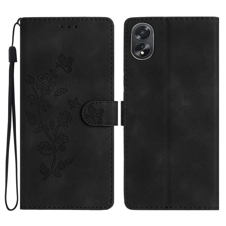 Flower Butterfly Embossing Pattern Leather Phone Case, For OPPO Reno15 5G Global, For OPPO Find X9, For OPPO A6 Pro 4G / 5G / F31 5G, For OPPO Find X9 Pro, For OPPO A18, For OPPO A38, For OPPO Reno10 5G / Reno10 Pro 5G Global, For OPPO A78