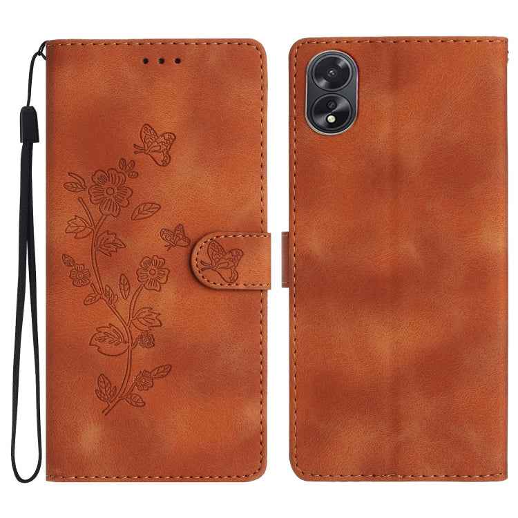 Flower Butterfly Embossing Pattern Leather Phone Case, For OPPO A98 5G, For OPPO A58, For OPPO A17, For OPPO Reno8 Lite 5G / Reno7 Z, For OPPO A57 2022 / A77 5G, For OPPO Reno8 Pro 5G, For OPPO Reno8 5G, For OPPO Find X5 Pro