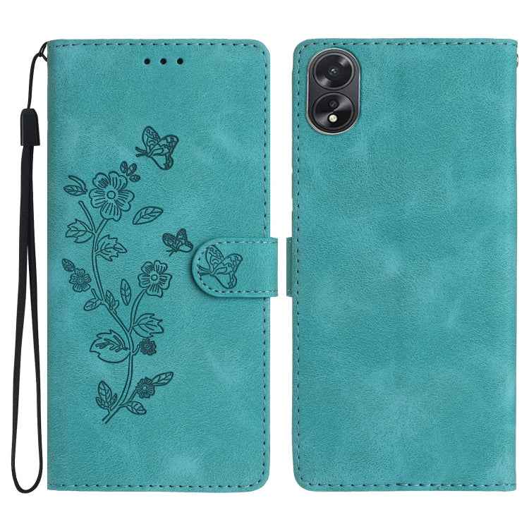 Flower Butterfly Embossing Pattern Leather Phone Case, For OPPO A98 5G, For OPPO A58, For OPPO A17, For OPPO Reno8 Lite 5G / Reno7 Z, For OPPO A57 2022 / A77 5G, For OPPO Reno8 Pro 5G, For OPPO Reno8 5G, For OPPO Find X5 Pro