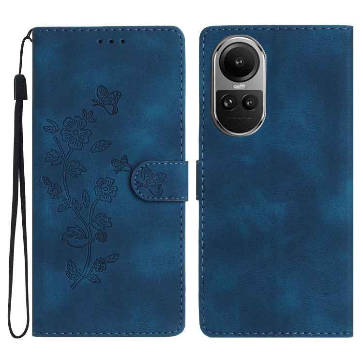Flower Butterfly Embossing Pattern Leather Phone Case, For OPPO Reno15 5G Global, For OPPO Find X9, For OPPO A6 Pro 4G / 5G / F31 5G, For OPPO Find X9 Pro, For OPPO A18, For OPPO A38, For OPPO Reno10 5G / Reno10 Pro 5G Global, For OPPO A78