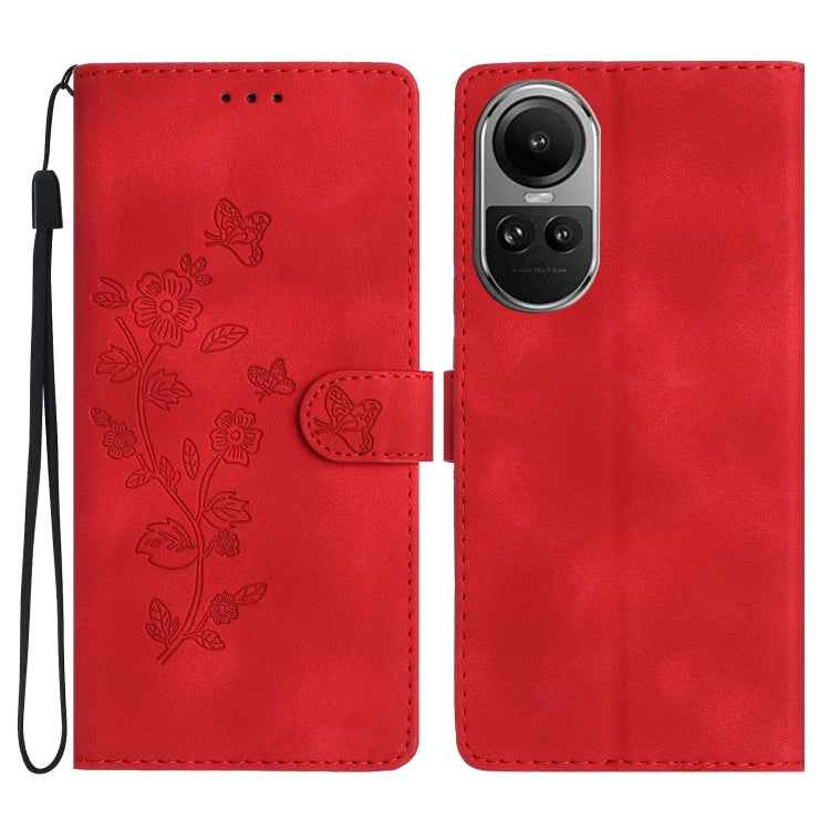 Flower Butterfly Embossing Pattern Leather Phone Case, For OPPO Reno15 5G Global, For OPPO Find X9, For OPPO A6 Pro 4G / 5G / F31 5G, For OPPO Find X9 Pro, For OPPO A18, For OPPO A38, For OPPO Reno10 5G / Reno10 Pro 5G Global, For OPPO A78