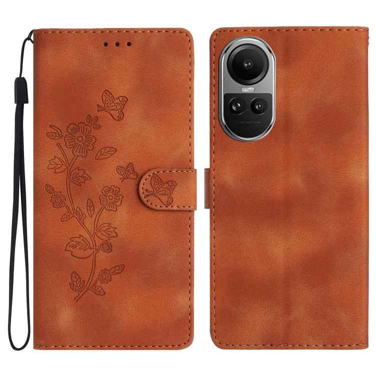 Flower Butterfly Embossing Pattern Leather Phone Case, For OPPO Reno15 5G Global, For OPPO Find X9, For OPPO A6 Pro 4G / 5G / F31 5G, For OPPO Find X9 Pro, For OPPO A18, For OPPO A38, For OPPO Reno10 5G / Reno10 Pro 5G Global, For OPPO A78
