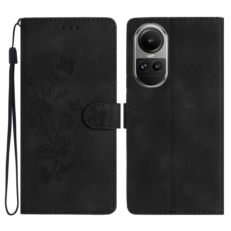 Flower Butterfly Embossing Pattern Leather Phone Case, For OPPO Reno15 5G Global, For OPPO Find X9, For OPPO A6 Pro 4G / 5G / F31 5G, For OPPO Find X9 Pro, For OPPO A18, For OPPO A38, For OPPO Reno10 5G / Reno10 Pro 5G Global, For OPPO A78