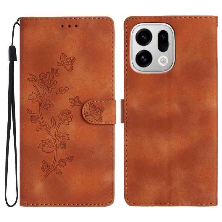 Flower Butterfly Embossing Pattern Leather Phone Case, For OPPO Reno15 5G Global, For OPPO Find X9, For OPPO A6 Pro 4G / 5G / F31 5G, For OPPO Find X9 Pro, For OPPO A18, For OPPO A38, For OPPO Reno10 5G / Reno10 Pro 5G Global, For OPPO A78