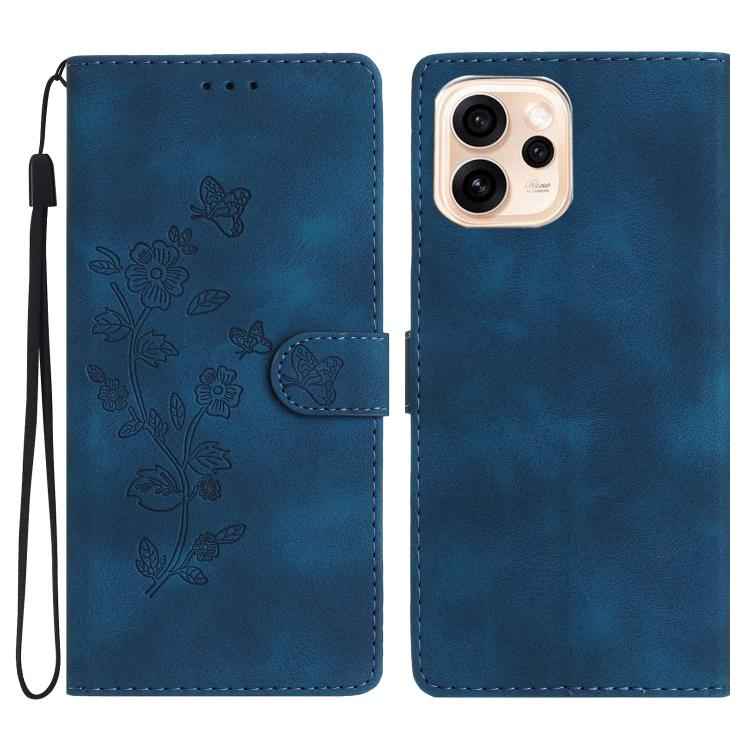 Flower Butterfly Embossing Pattern Leather Phone Case, For OPPO Reno15 5G Global, For OPPO Find X9, For OPPO A6 Pro 4G / 5G / F31 5G, For OPPO Find X9 Pro, For OPPO A18, For OPPO A38, For OPPO Reno10 5G / Reno10 Pro 5G Global, For OPPO A78
