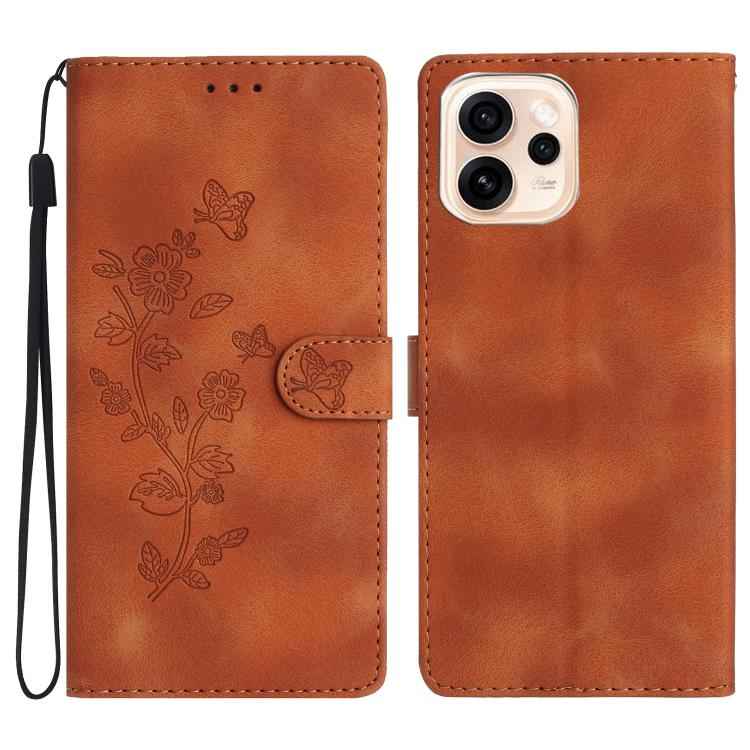 Flower Butterfly Embossing Pattern Leather Phone Case, For OPPO Reno15 5G Global, For OPPO Find X9, For OPPO A6 Pro 4G / 5G / F31 5G, For OPPO Find X9 Pro, For OPPO A18, For OPPO A38, For OPPO Reno10 5G / Reno10 Pro 5G Global, For OPPO A78