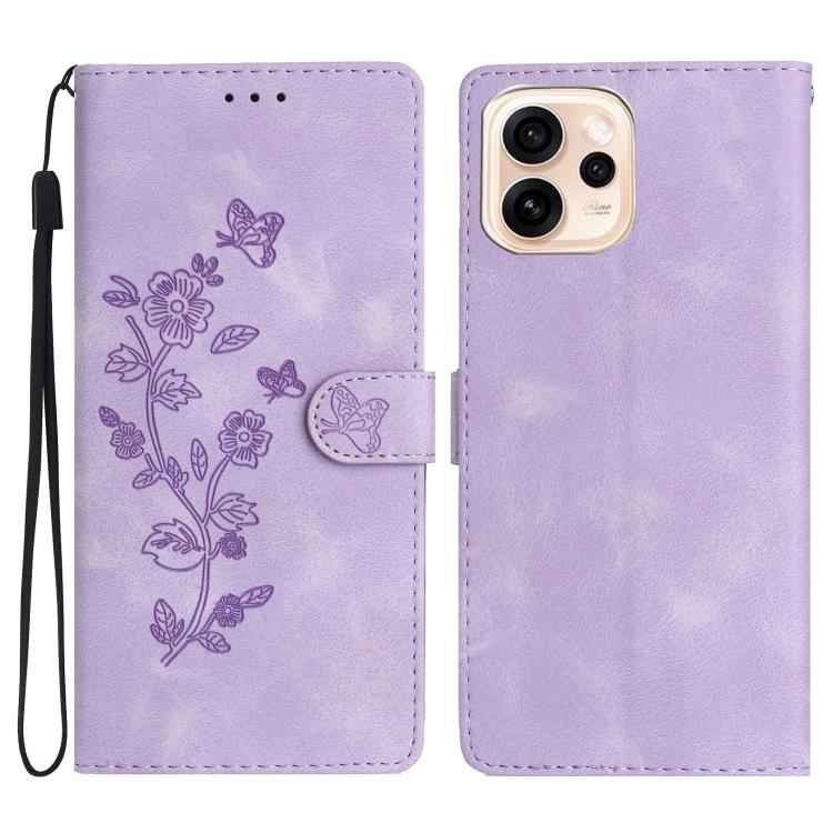 Flower Butterfly Embossing Pattern Leather Phone Case, For OPPO Reno15 5G Global, For OPPO Find X9, For OPPO A6 Pro 4G / 5G / F31 5G, For OPPO Find X9 Pro, For OPPO A18, For OPPO A38, For OPPO Reno10 5G / Reno10 Pro 5G Global, For OPPO A78