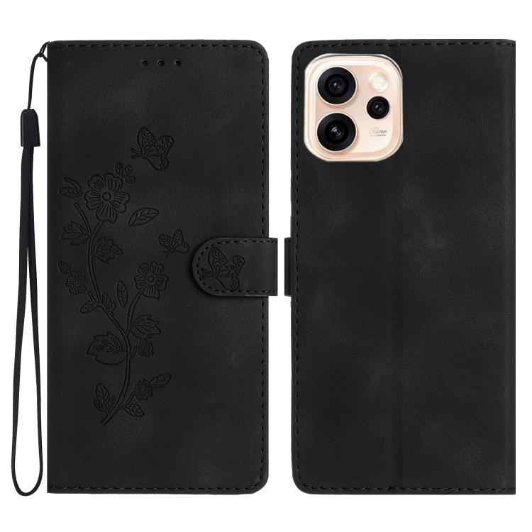 Flower Butterfly Embossing Pattern Leather Phone Case, For OPPO Reno15 5G Global, For OPPO Find X9, For OPPO A6 Pro 4G / 5G / F31 5G, For OPPO Find X9 Pro, For OPPO A18, For OPPO A38, For OPPO Reno10 5G / Reno10 Pro 5G Global, For OPPO A78