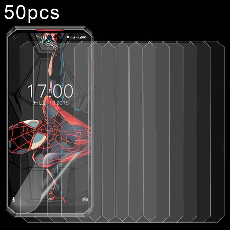 50pcs 0.26mm 9H 2.5D Tempered Glass Film, For Oukitel WP100 Titan, For Oukitel WP55 Pro, For Oukitel K13 Pro, For Oukitel WP26 (50pcs)